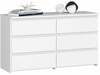 Kummut Akord CL100 6SZSZ, 100 x 35 x 57 cm, valge