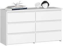 Kummut Akord CL100 6SZSZ, 100 x 35 x 57 cm, valge