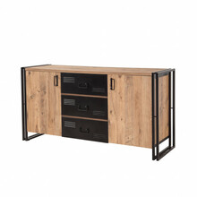 Kummut Kalune Design Cosmo Rio, 45 x 160 x 80 cm, pruun/must