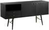 Kummut Home4you Luxembourg 45042, 150 x 40 x 80 cm, must