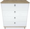 Kummut Kalune Design Sahra 875ZNA4564, 72 x 42 x 83.1 cm, tamm/valge