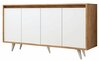 Kummut Kalune Design Shans, 40 x 140 x 86 cm, tamm/valge