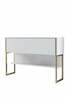 Konsool Hanah Home Luxe, 120 x 80 x 30 cm, valge