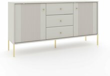 Kummut Wipmeb Iseo IS03, 154.5 x 39 x 79 cm, kuldne/valge