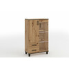Vitriinkapp Adrk Furniture POL01, pruun