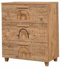 Kummut Kalune Design Leva Gravis Rainbow, pruun, 43 x 80 x 95 cm