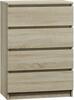 Kummut Top E Shop Malwa M4 Sonoma, 70 x 40 x 97 cm, tamme värvi