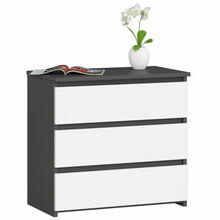 Kummut Akord CL3, 35 x 60 x 57 cm, hall/valge