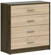 Kummut BRW Nepo Plus S435-KOM4S-DNO/DSO, tume tamm + sonoma tamm