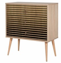 Kummut Kalune Design Trio 220, 40 x 80 x 90 cm, tamm/mitmevärviline