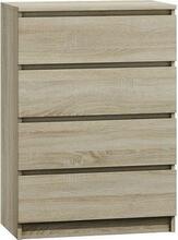 Kummut Top E Shop Malwa M4 Sonoma, 70 x 40 x 97 cm, tamme värvi