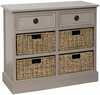 Kummut Home4you Kent 89141, 33 x 76 x 66 cm, hallpruun
