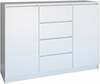 Kummut Top E Shop Malwa 2D4S, 120 x 40 x 97 cm, valge