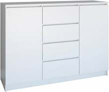 Kummut Top E Shop Malwa 2D4S, 120 x 40 x 97 cm, valge