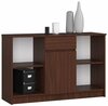 Kummut Akord B-17 CLP, 40 x 120 x 77 cm, tumepruun
