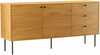 Kummut Home4you Line 45128, 150 x 40 x 74 cm, tamm/pruun