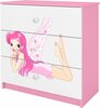 Kummut Kocot Kids Babydreams Fairy With Wings, 80 x 41 x 80.5 cm, valge/roosa