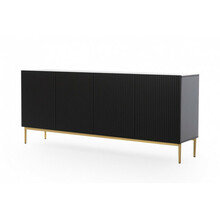 Kummut Bogart Nicole 200, must, 200 cm