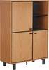 Kummut Beliani Paramount, hele puit, 40 x 96 x 135 cm