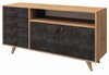 Kummut Kalune Design Pagina, 40 x 140 x 86 cm, must/pruun