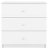 Kummut Kocot Kids Babydreams KOBDBIBWZ, 41 x 80 x 80.5 cm, valge