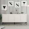 Kummut Kalune Design Lyon 79, 180 x 79 x 35 cm, beež/must