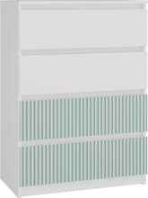 Kummut Top E Shop Malwa M4 Arteso, 70 x 40 x 97 cm, valge/münt