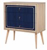 Kummut Kalune Design Trio 620, tamm/sinine, 40 x 80 x 90 cm