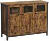 Kummut Vasagle vintage, pruun/must