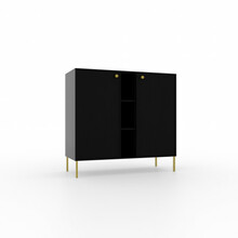 Kummut Adrk Furniture Tili 2D 3P, 40.8 x 100.2 x 80 cm, must