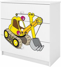 Kummut Kocot Kids Babydreams Digger, 80 x 41 x 80.5 cm, valge