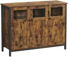 Kummut Vasagle vintage, pruun/must