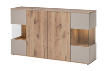 Kummut ASM Catalina, 160 x 40 x 92 cm, tamm/valge