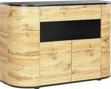 Kummut Beliani Jerome, 40 x 120 x 83 cm, must/puit