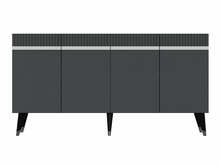Kummut Kalune Design Defne 475OLV1738, 40 x 150 x 80 cm, antratsiit/hõbe