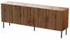 Kummut Halmar Jungle 190, 42 x 190 x 74.5 cm, pruun/must