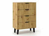 Kummut Topeshop Scandi 4S SLIM, tammepruun