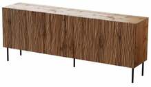 Kummut Halmar Jungle 190, 42 x 190 x 74.5 cm, pruun/must