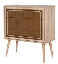 Kummut Kalune Design Trio 622, tamm/pruun, 40 x 80 x 90 cm