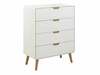 Kummut Actona Lowell, 80 x 40 x 100 cm, tamm/natural
