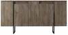 Kummut Kalune Design Luxe 618BLY1177, must/pähkel, 35 x 160 x 80 cm