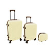 Kummutite komplekt OrdineTT, 3-osaline, 60L (42 x 25 x 64 cm) + 43L (36 x 23 x 56 cm) + 15L (24 x 17 x 33 cm), valge