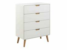 Kummut Actona Lowell, 80 x 40 x 100 cm, tamm/natural