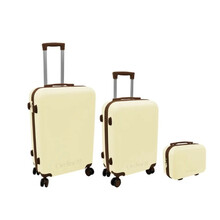 Kummutite komplekt OrdineTT, 3-osaline, 60L (42 x 25 x 64 cm) + 43L (36 x 23 x 56 cm) + 15L (24 x 17 x 33 cm), valge