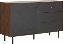 Kummut Shumee Palmer, 40 x 120 x 76 cm, must/pruun