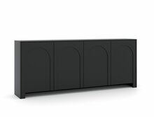 Kummut Wipmeb Arco, 204 x 35 x 83 cm, must