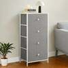 Kummut Songmics LTS314L10, 30 x 45 x 91,7 cm, helehall-valge