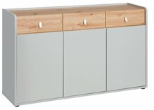 Kummut ASM Vivero Typ 04, 139 x 38 x 86 cm, tamm/hall