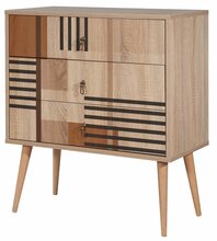 Kummut Kalune Design City Colorblock, 40 x 80 x 89 cm, mitmevärviline