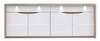 Kummut Forte Saint Tropez STZK2411B, 227.1 x 52.7 x 84.4 cm, valge/liivakarva pruun